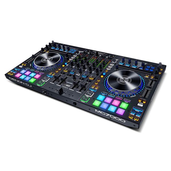 Denon DJ MC7000 4-Channel Serato DJ Controller with Odyssey Flight Case