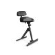 Gravity GFMSEAT1BR Stool w/ Foot and Backrest