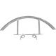 ProX XT-CBAR4FT 4' Crescent Bar with Two Welded Pro Clamps