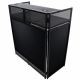 PROX XF-VISTA BL DJ Booth Facade Table Station Black Frame with Scrim kit