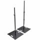 ProX X-POLARIS BL X2 Pair of Speaker Stands w/ Carry Bags, Black