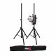 ProX T-SS18P Heavy Duty Speaker Tripod Stands with Bag, 6' (44-72