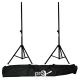 ProX T-SS26P All Metal Speaker Stand Set with Carrying Case