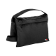 ProX XB-SANDBAG25 25lb Capacity Black Double Zipper Saddlebag Sandbag (Empty)