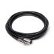 Hosa MMX-101.5 Microphone Cable - 3.5 mm TRS Male to Neutrik XLR Male - 1.5 foot
