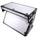 ProX XS-ZTABLE-WH DJ Z-Table Workstation - Flight Case Table Portable with Handle