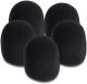 On-Stage ASWS58B5 Windscreen for Handheld Microphones - Black (5-pack